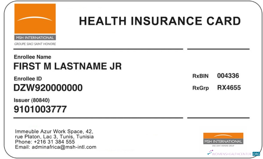 Download Guinea Bissau health insurance card Photoshop template